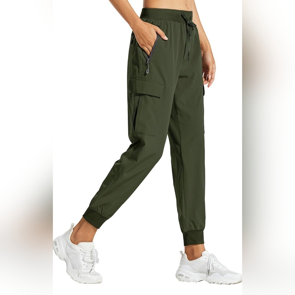 Libin Women's Cargo Joggers Lightweight Quick Dry Hiking Pants Athletic Workout